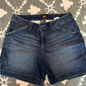 Lee Women's Dark Blue Jean Shorts
